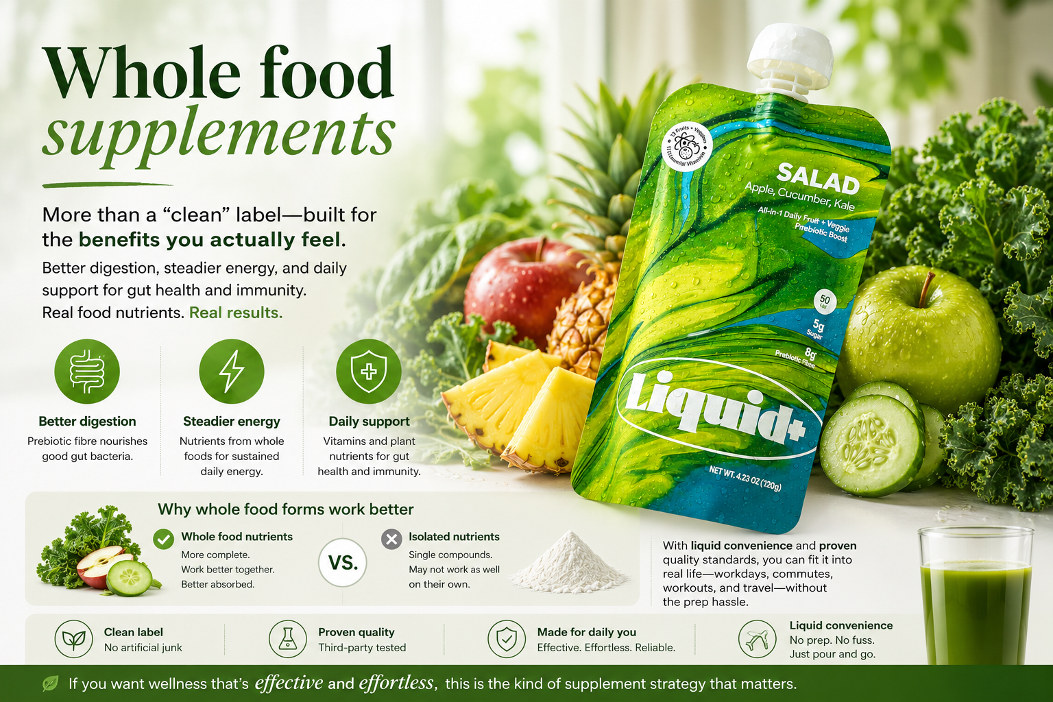 Whole Food Supplement Benefits That Matter