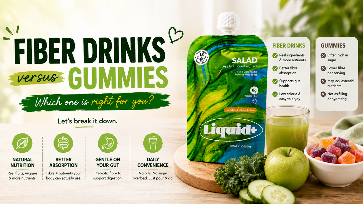 Fiber Drinks Versus Gummies: Which Works Better?