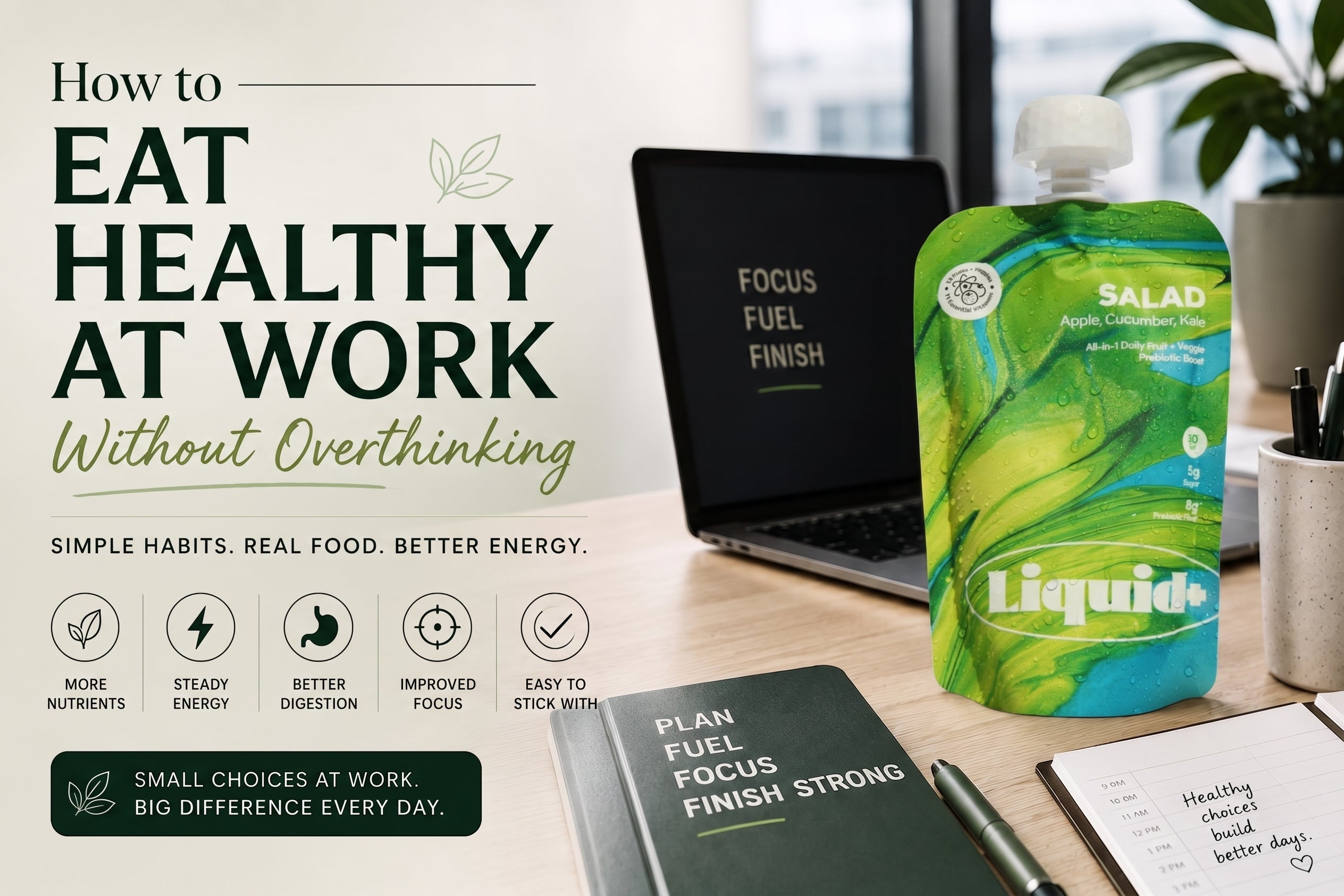 How to Eat Healthy at Work Without Overthinking