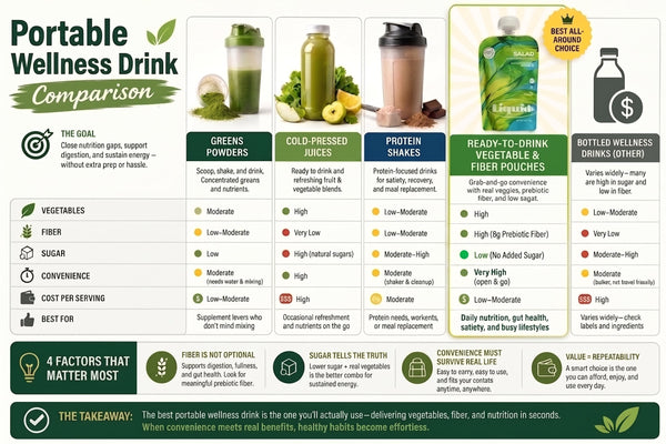Portable Wellness Drink Comparison