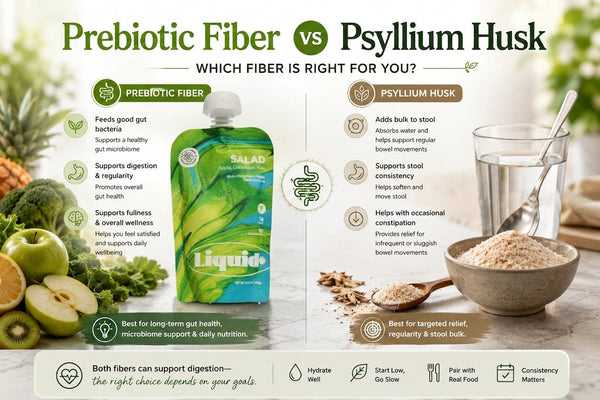 Prebiotic Fiber vs Psyllium Husk