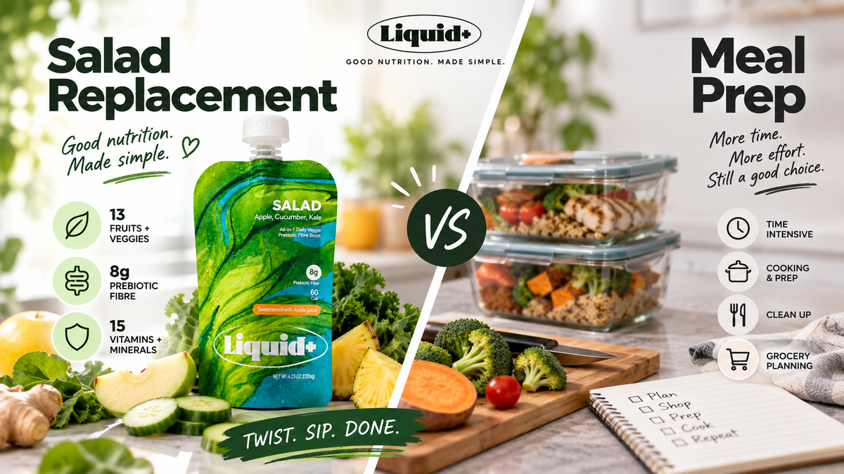 Salad Replacement vs Meal Prep for Busy Days