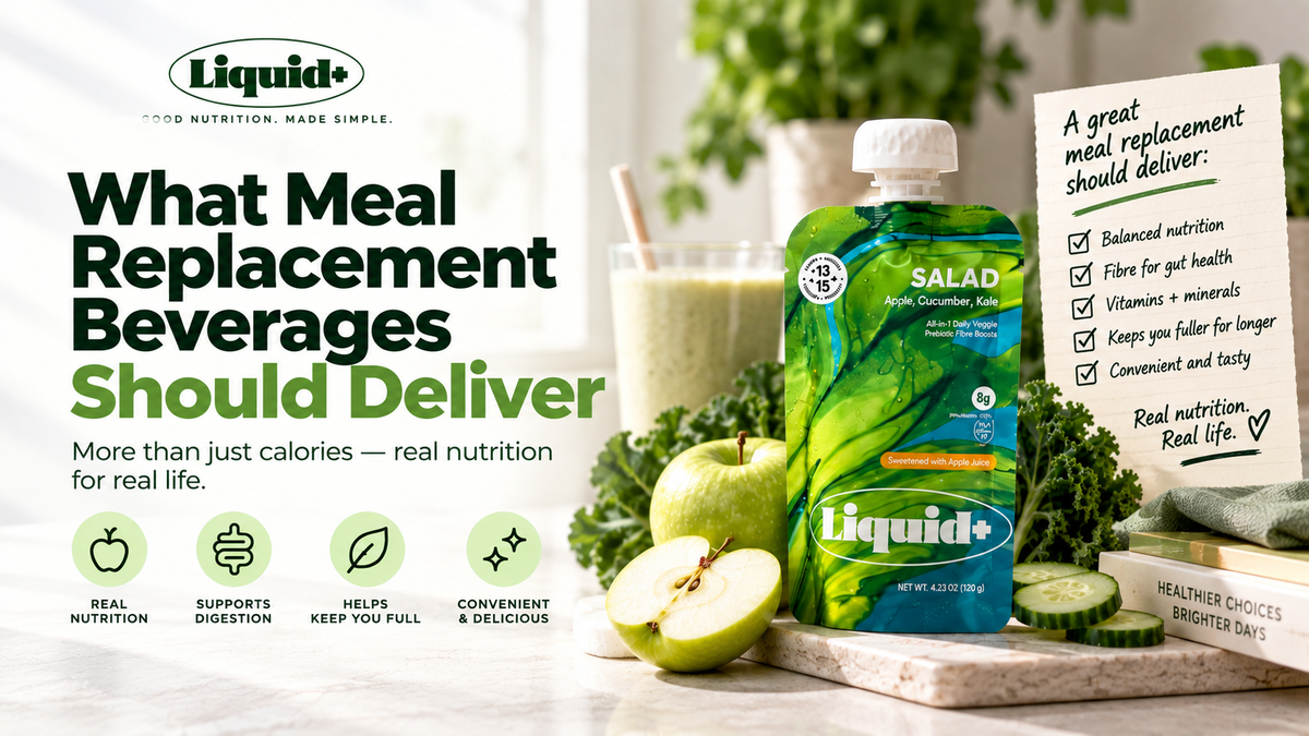 What Meal Replacement Beverages Should Deliver