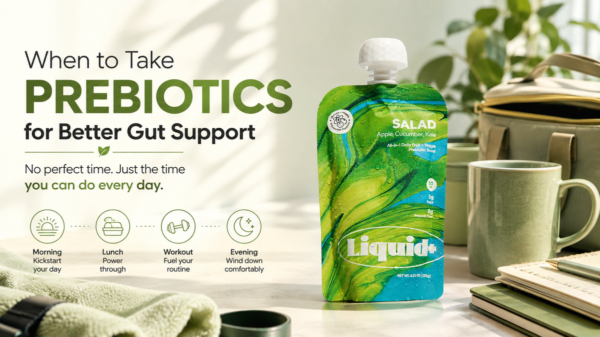 When to Take Prebiotics for Better Gut Support